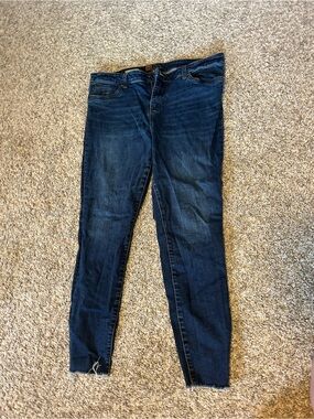 Kut from the Kloth Indigo Ankle Skinny Jeans Carlo